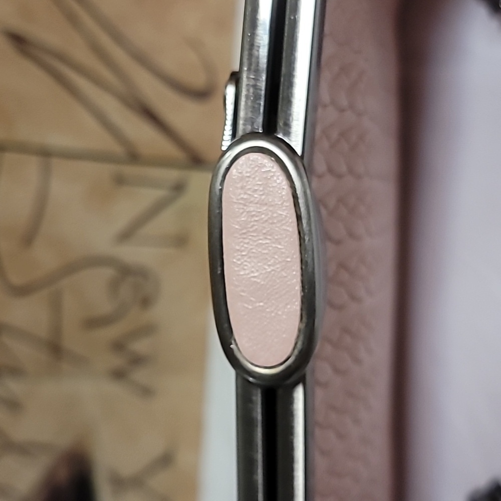 Patricia Nash Pink Quilted Leather Clutch with Chain - Picture 5 of 12